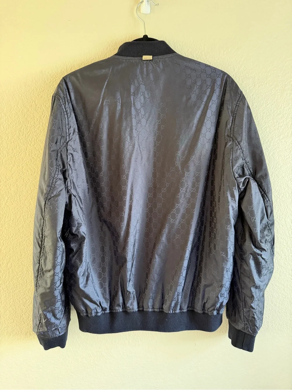 Gucci Reversible GG Nylon Bomber Jacket